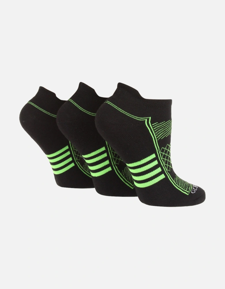 3 PAIR LADIES SPORTS TRAINER SOCKS