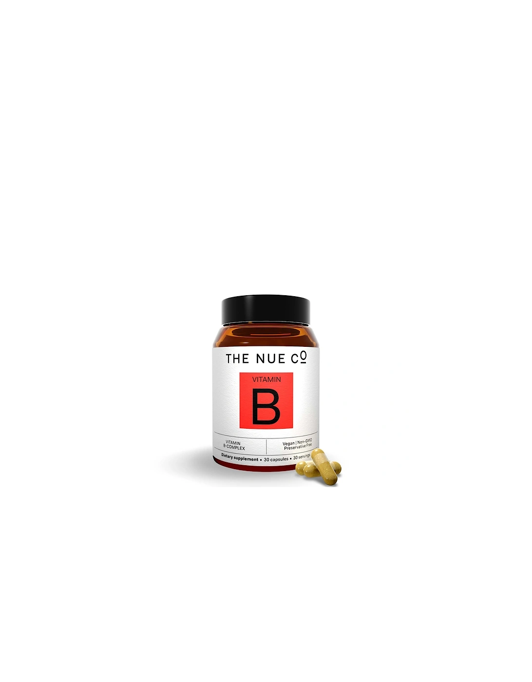 The Nue Co. Vitamin B Supplement To Improve Energy (30 Capsules), 2 of 1