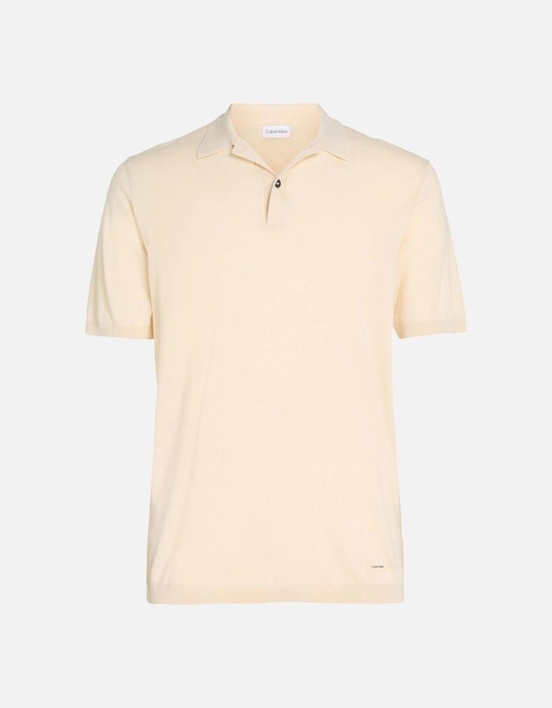 Cotton Silk Polo Shirt PEX Seedpearl