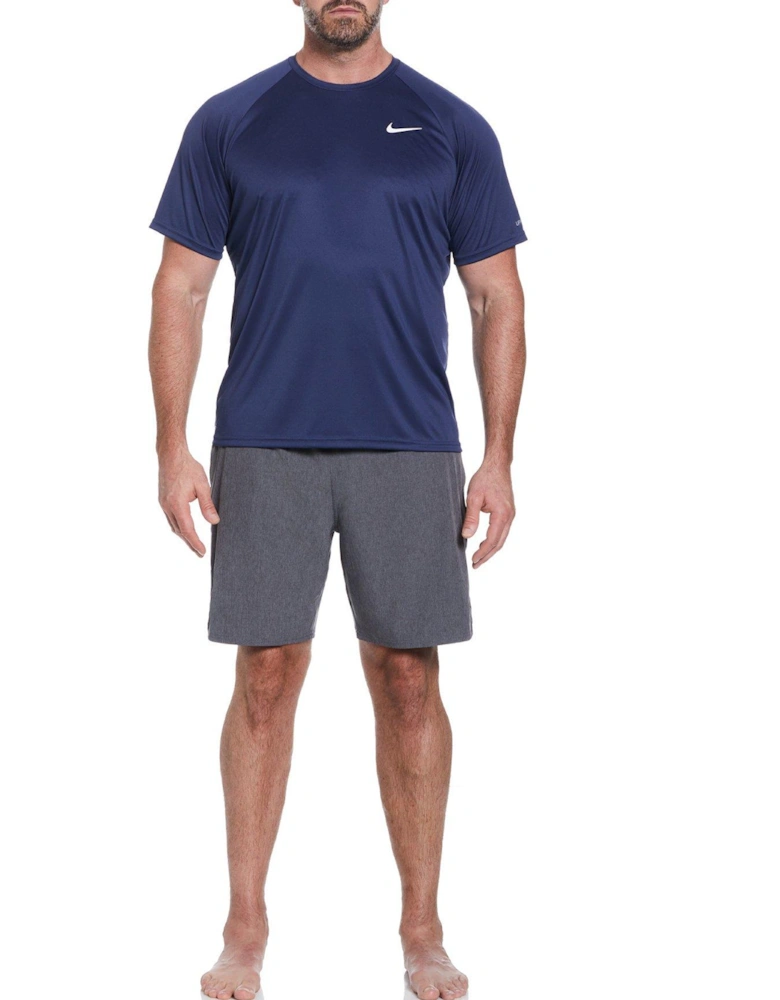 Men's Essential Hydro Short Sleeve Hydroguard Plus-navy