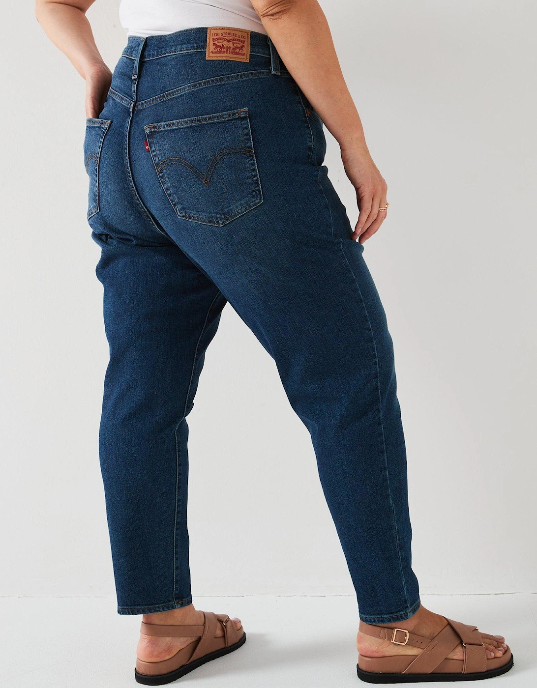 Plus High Waisted Mom Jean - Moving Target