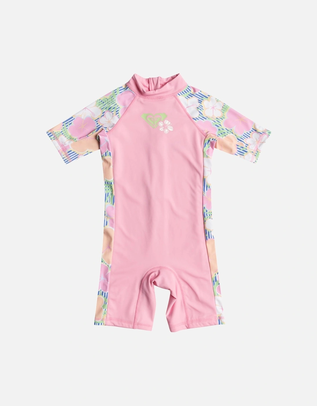 Kids Tiny Flower Short Sleeve One-Piece Rash Vest, 2 of 1