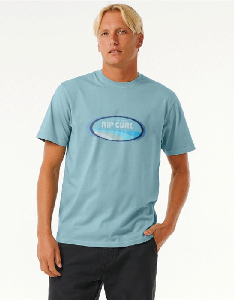 Rip Curl Mens Revival Mumma Crew Neck Short Sleeve T-Shirt