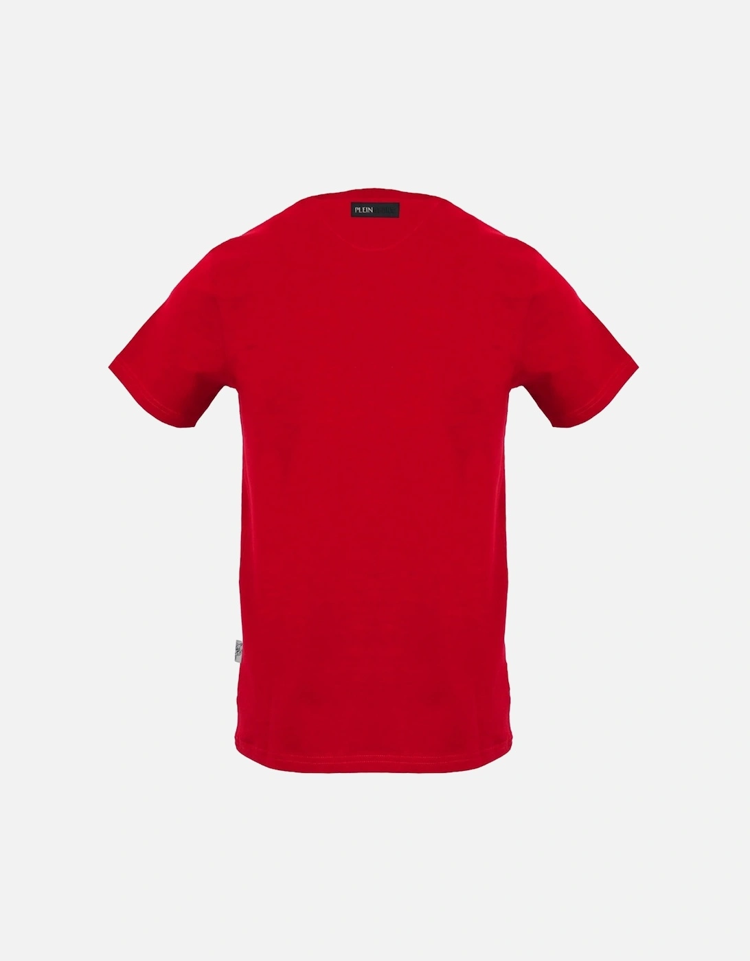 Plein Sport Large Striking Logo Red T Shirt