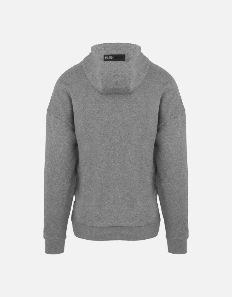 Plein Sport Side Logo Grey Hoodie