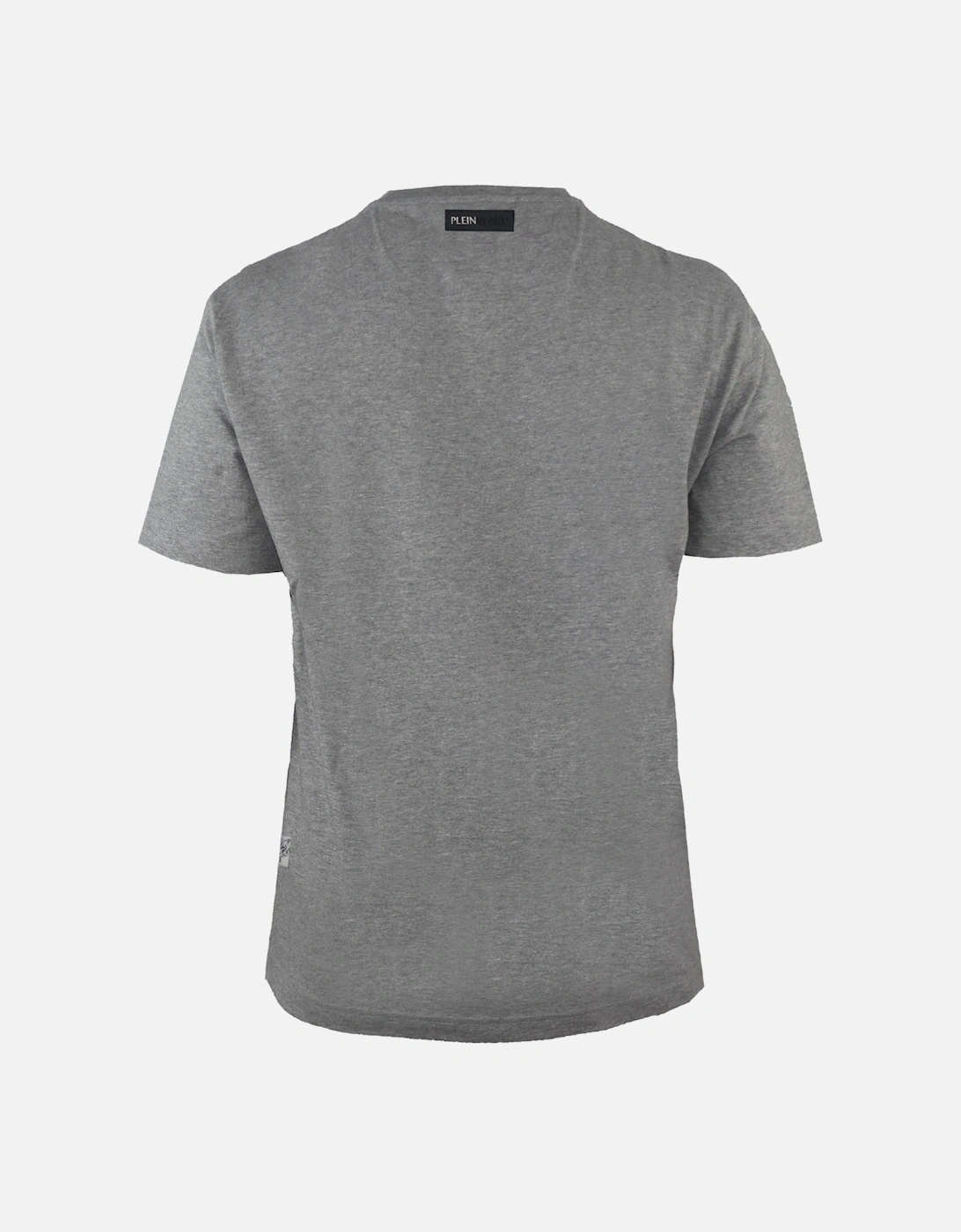 Plein Sport Panel Logo Grey T Shirt