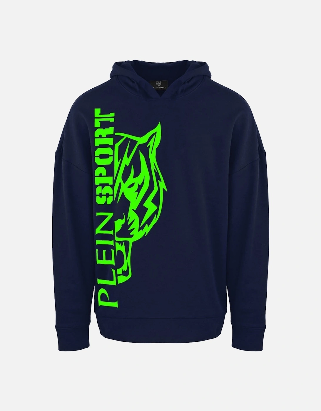 Plein Sport Side Logo Navy Blue Hoodie, 3 of 2