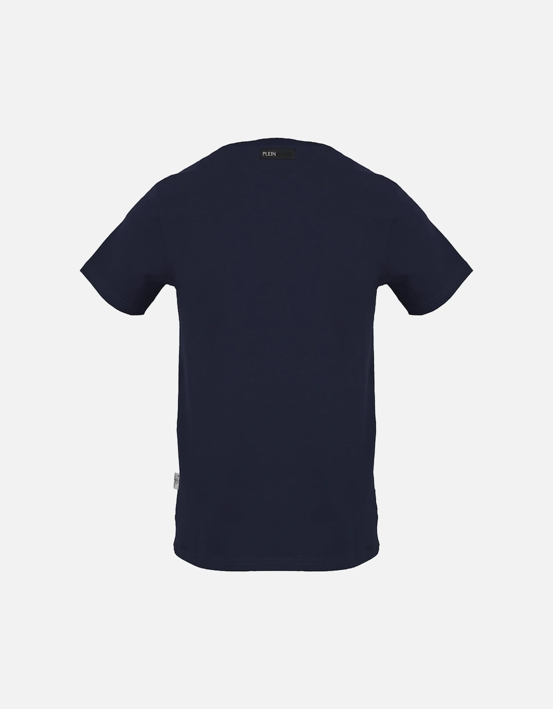 Plein Sport Panel Logo Navy Blue T Shirt