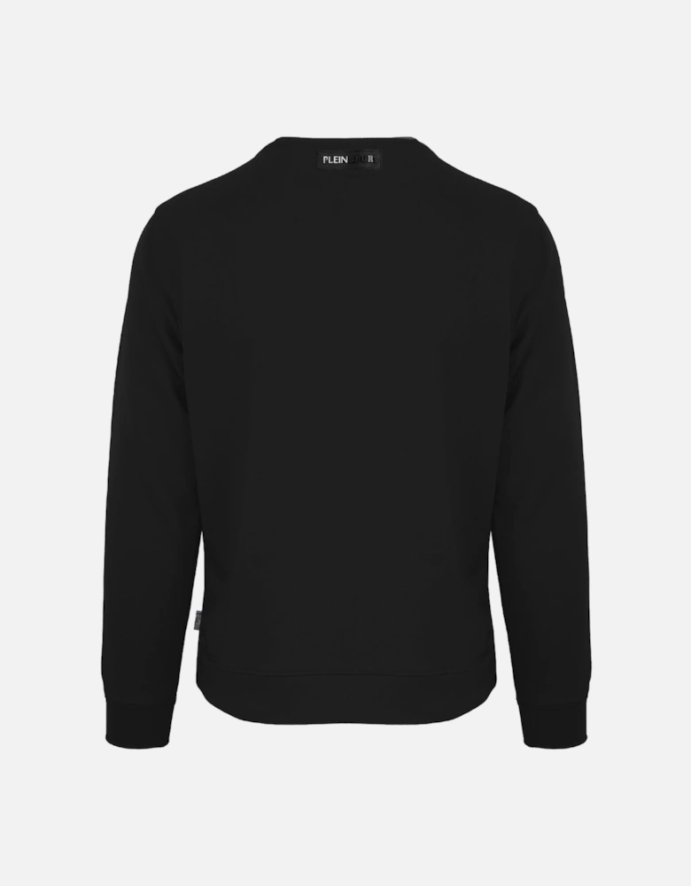 Plein Sport Large Branded Logo Tiger Black Jumper