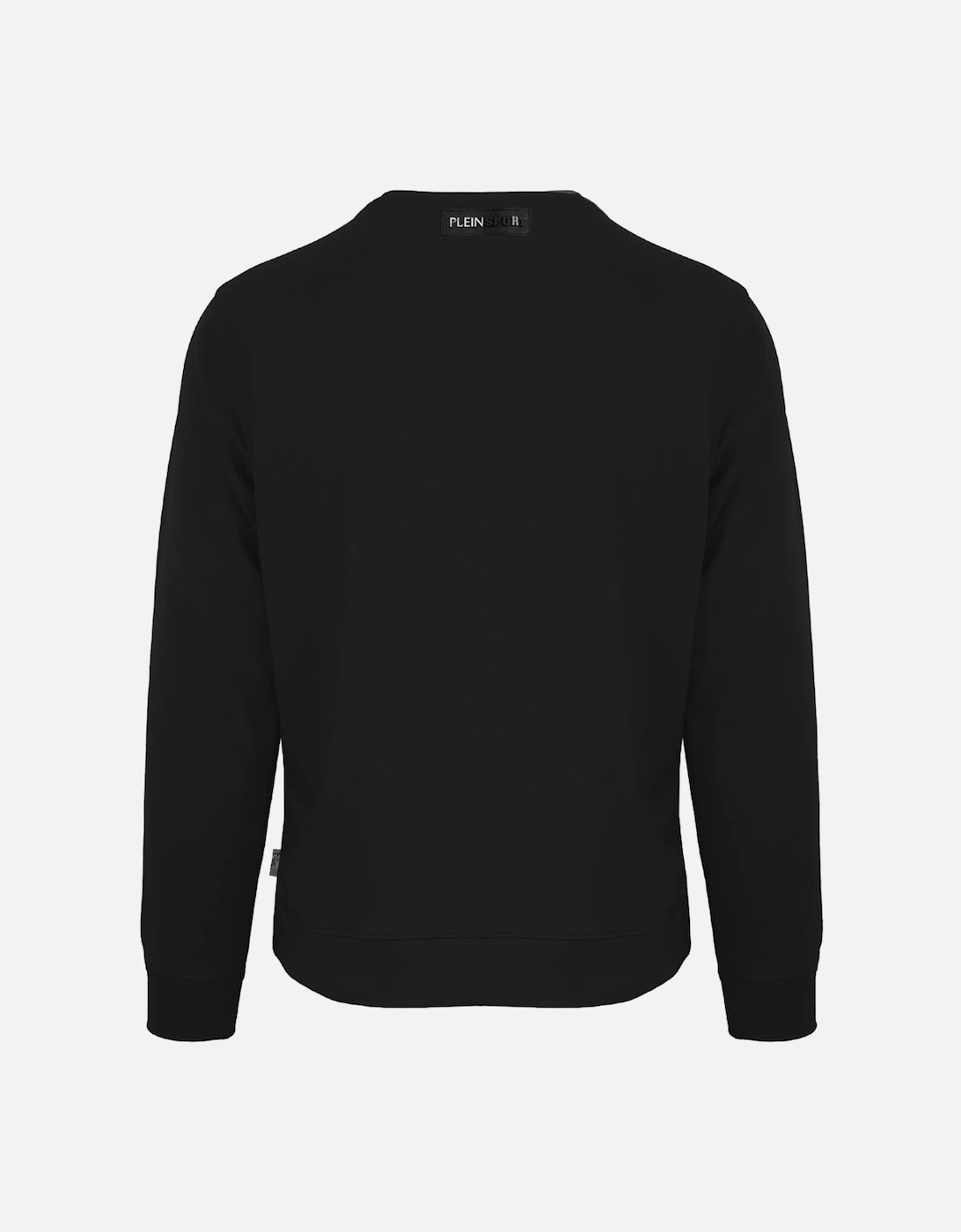 Plein Sport Large Branded Logo Tiger Black Jumper