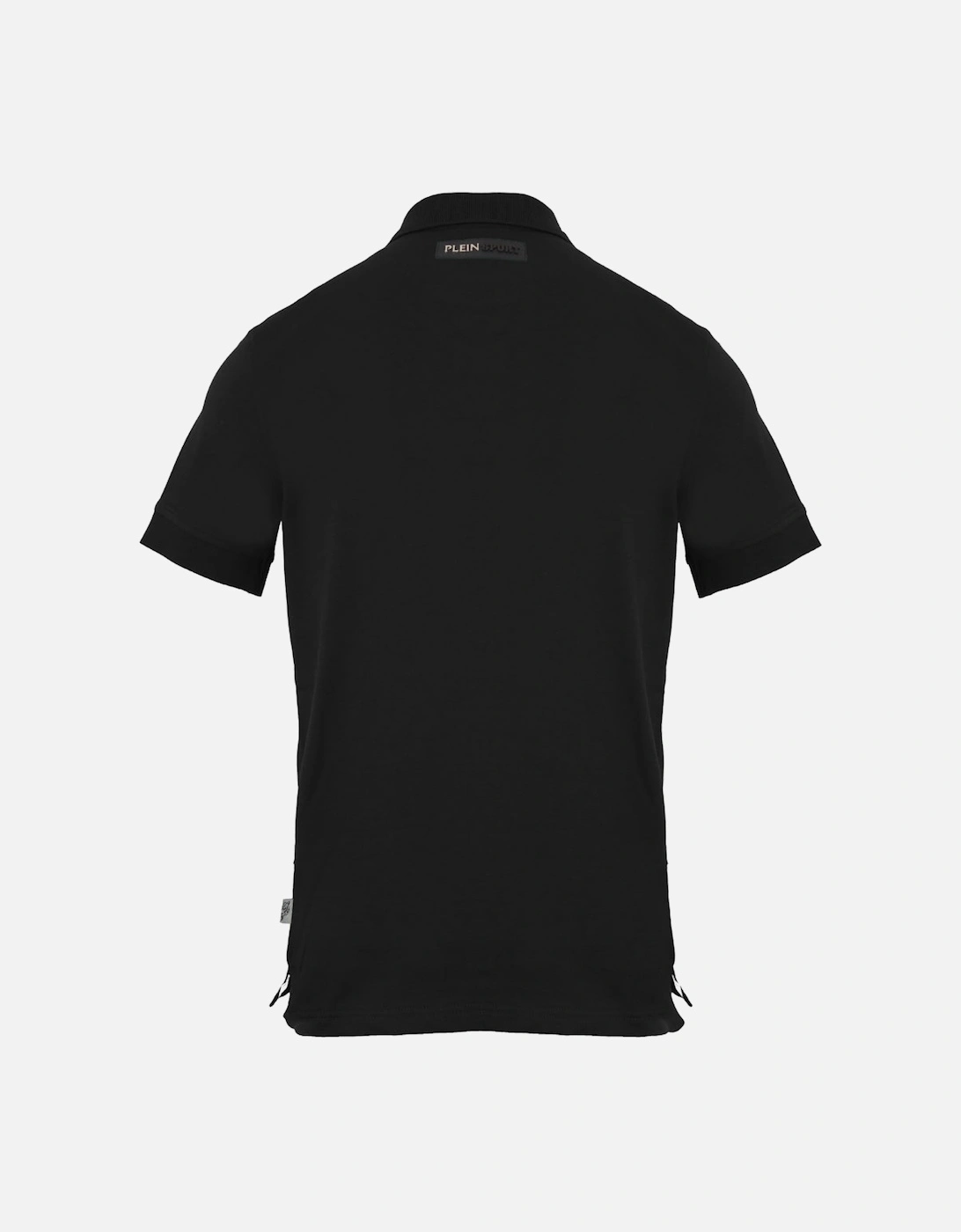 Plein Sport Equipment Logo Black Polo Shirt