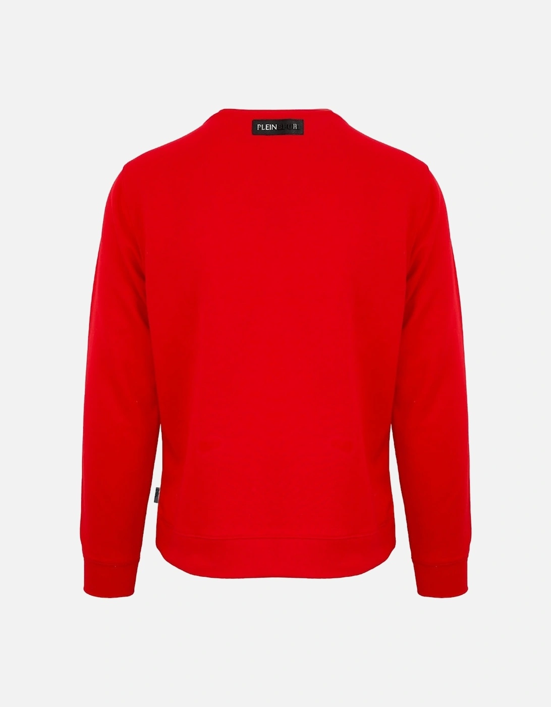 Plein Sport Large Branded Logo Tiger Red Jumper