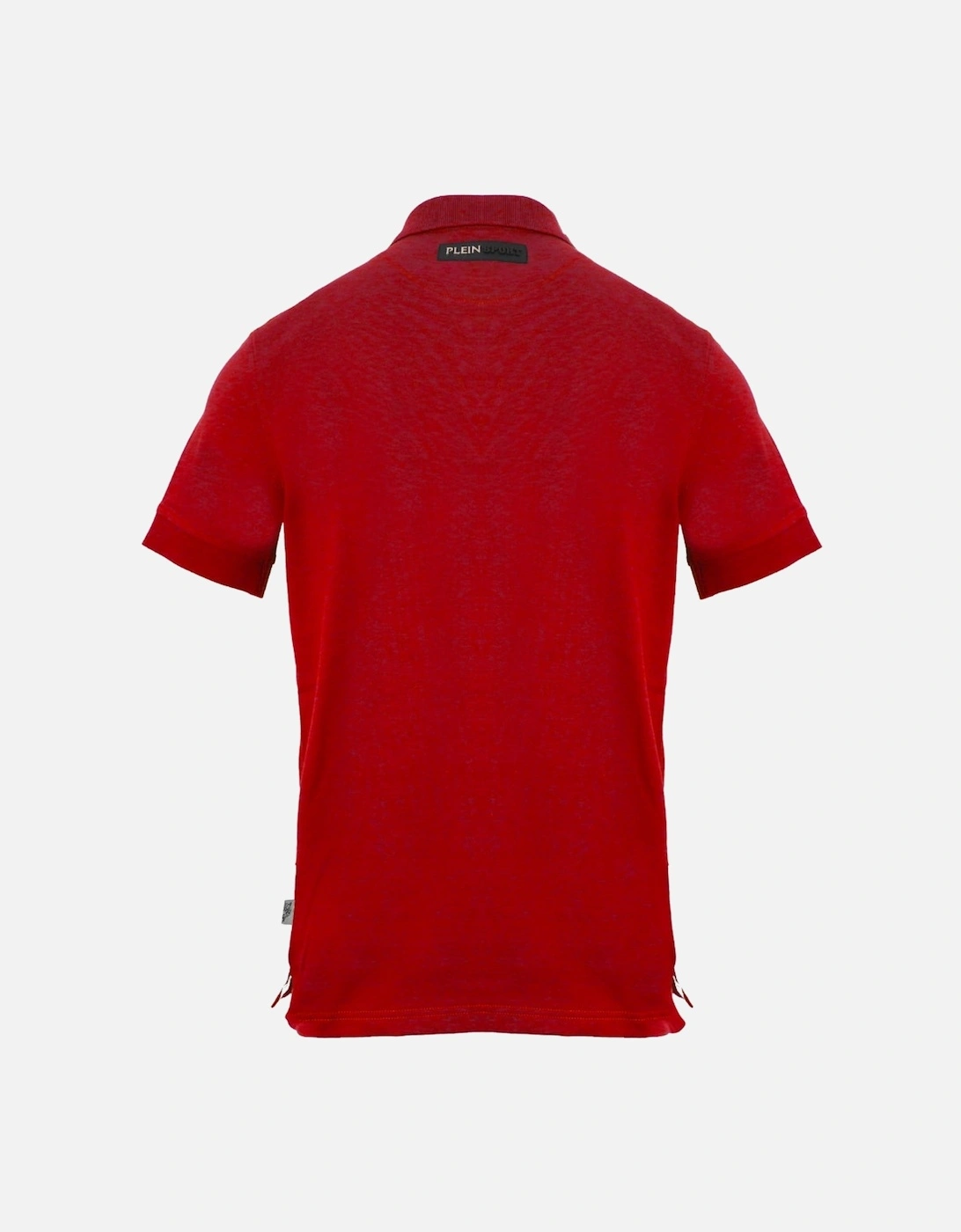 Plein Sport Equipment Logo Red Polo Shirt