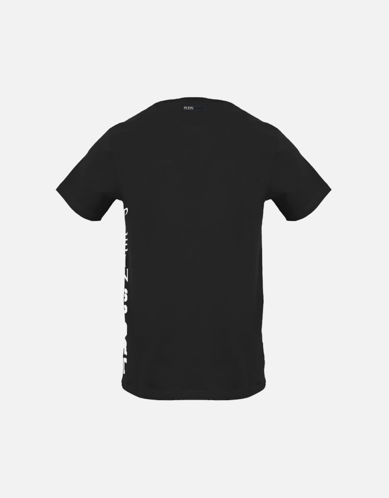 Plein Sport Bold Side Logo Black T Shirt