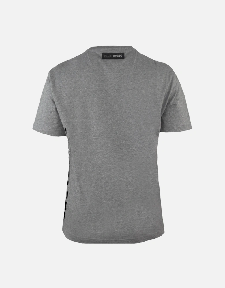 Plein Sport Bold Side Logo Grey T Shirt