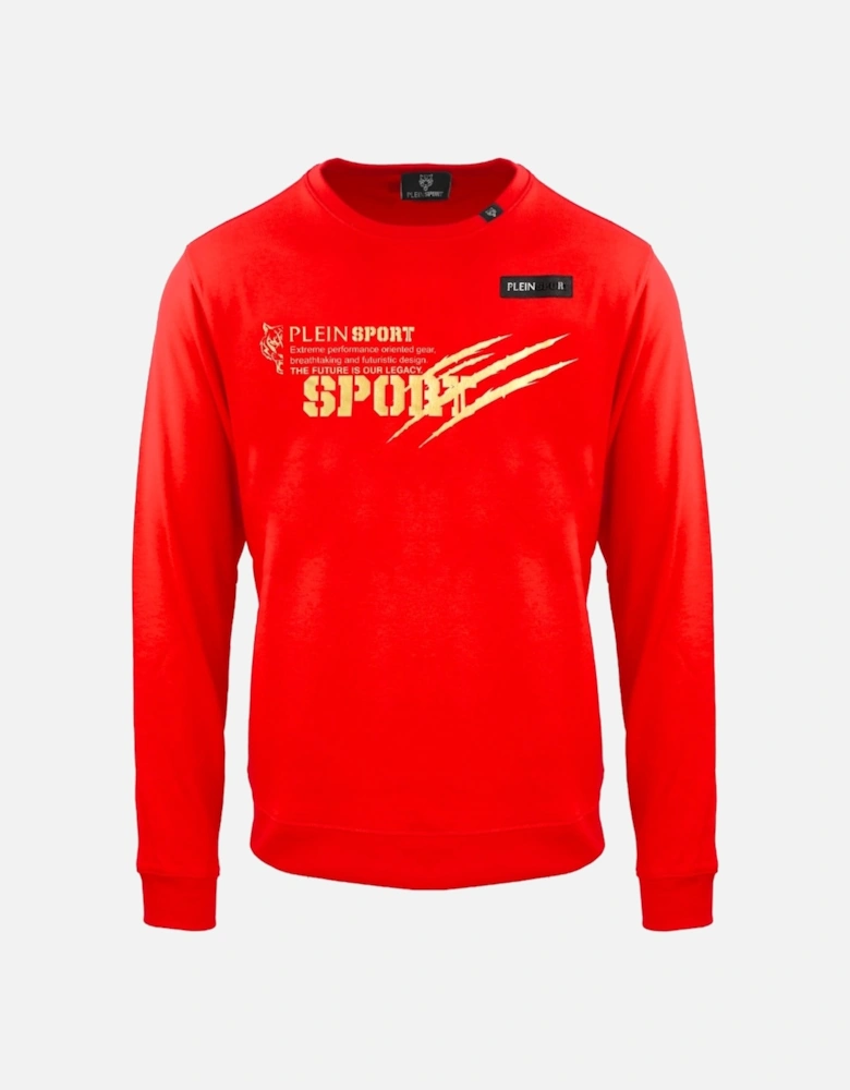 Plein Sport The Future Is Our Legacy Red Jumper