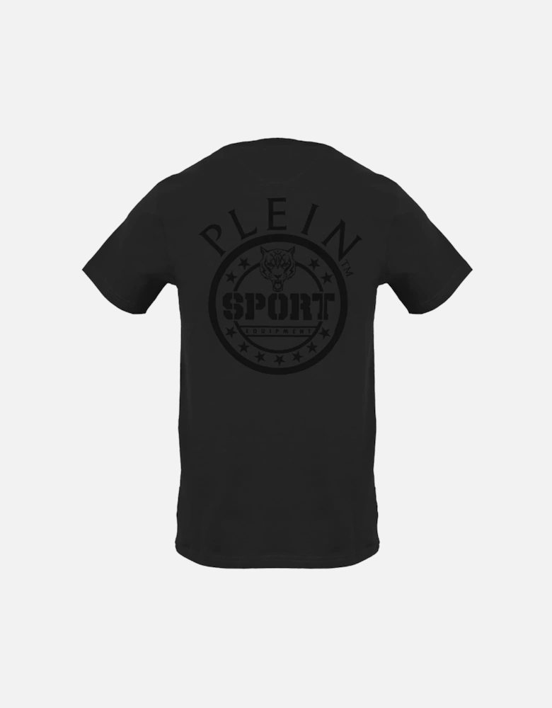 Plein Sport Circle Logo On Back Black T Shirt