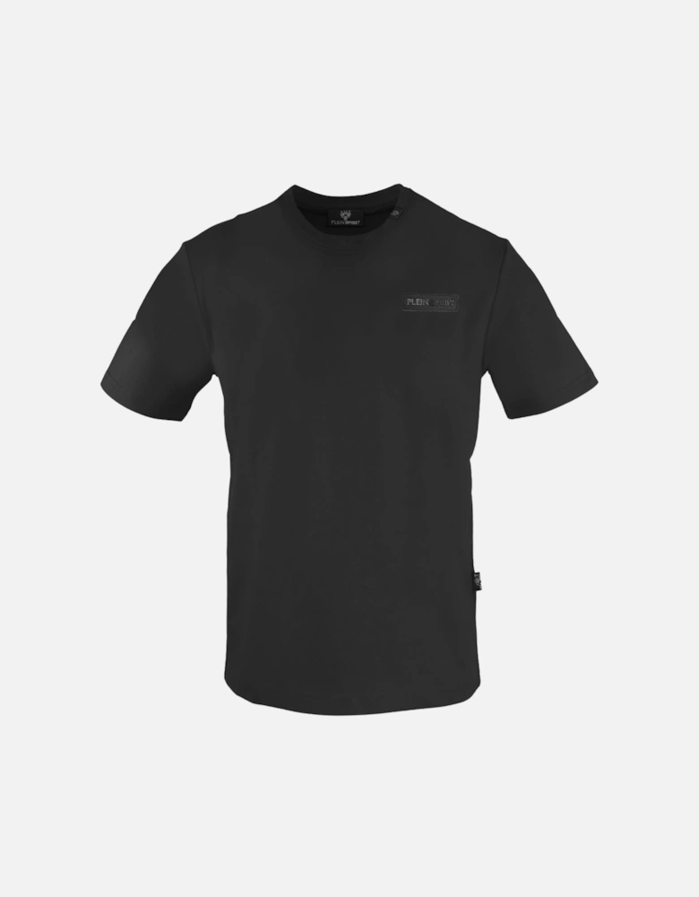 Plein Sport Circle Logo On Back Black T Shirt