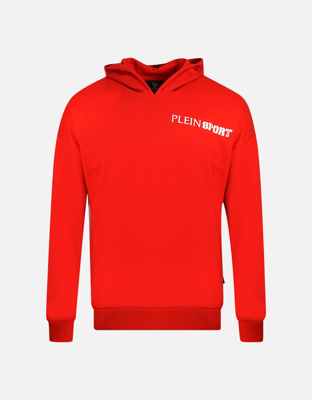 Plein Sport Block Logo On Chest Red Hoodie, 3 of 2