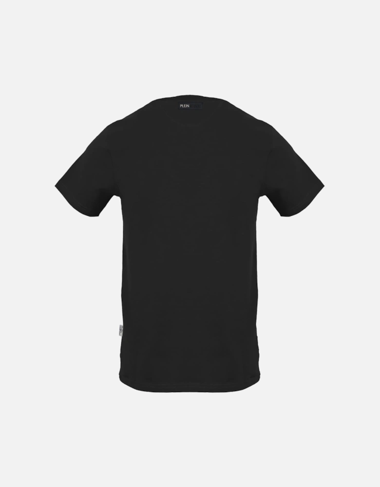 Plein Sport Large Striking Logo Black T Shirt