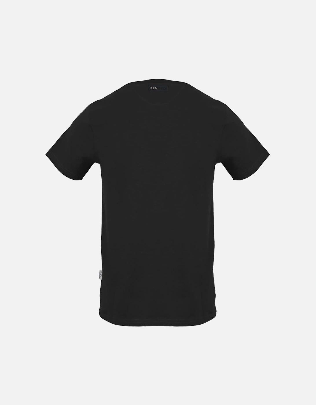 Plein Sport Large Striking Logo Black T Shirt