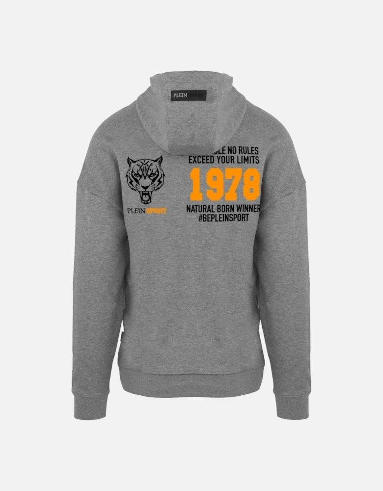 Plein Sport Natural Born Winner Grey Hoodie