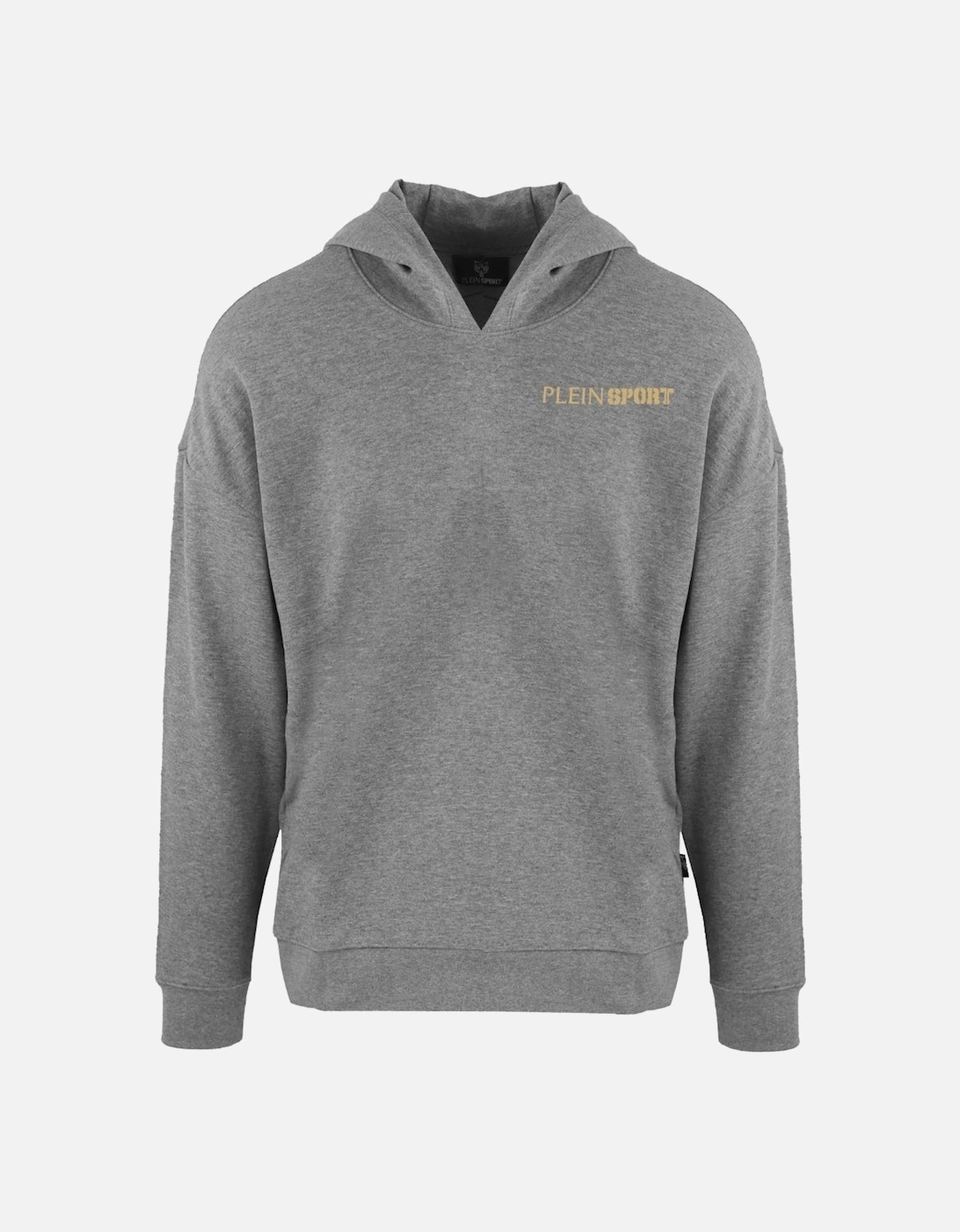 Plein Sport Block Logo On Chest Grey Hoodie, 2 of 1