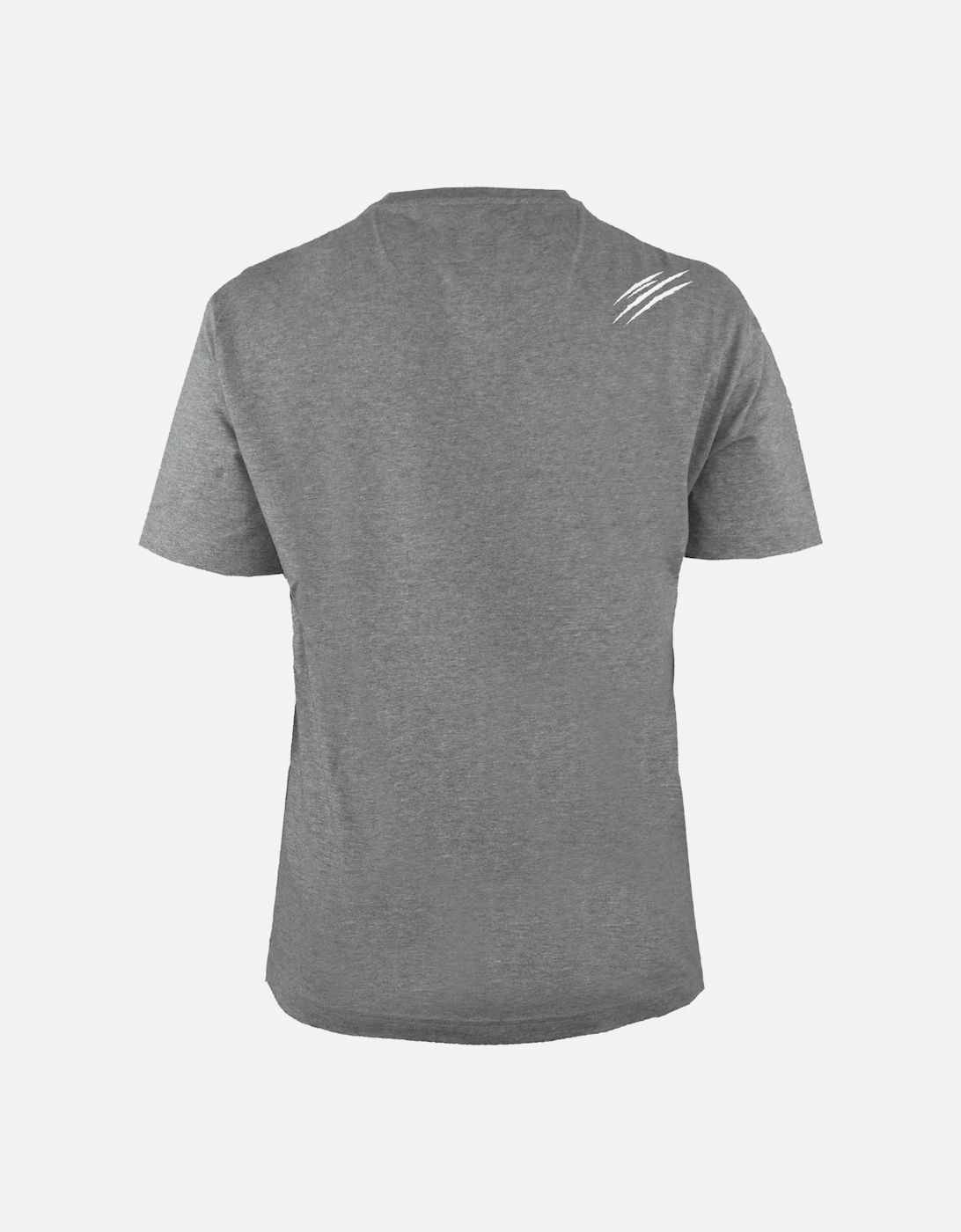 Plein Sport Small Circle Chest Logo Grey T Shirt