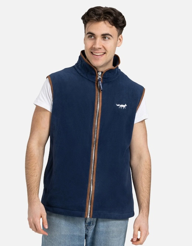 Men's Fleece Gilet Navy