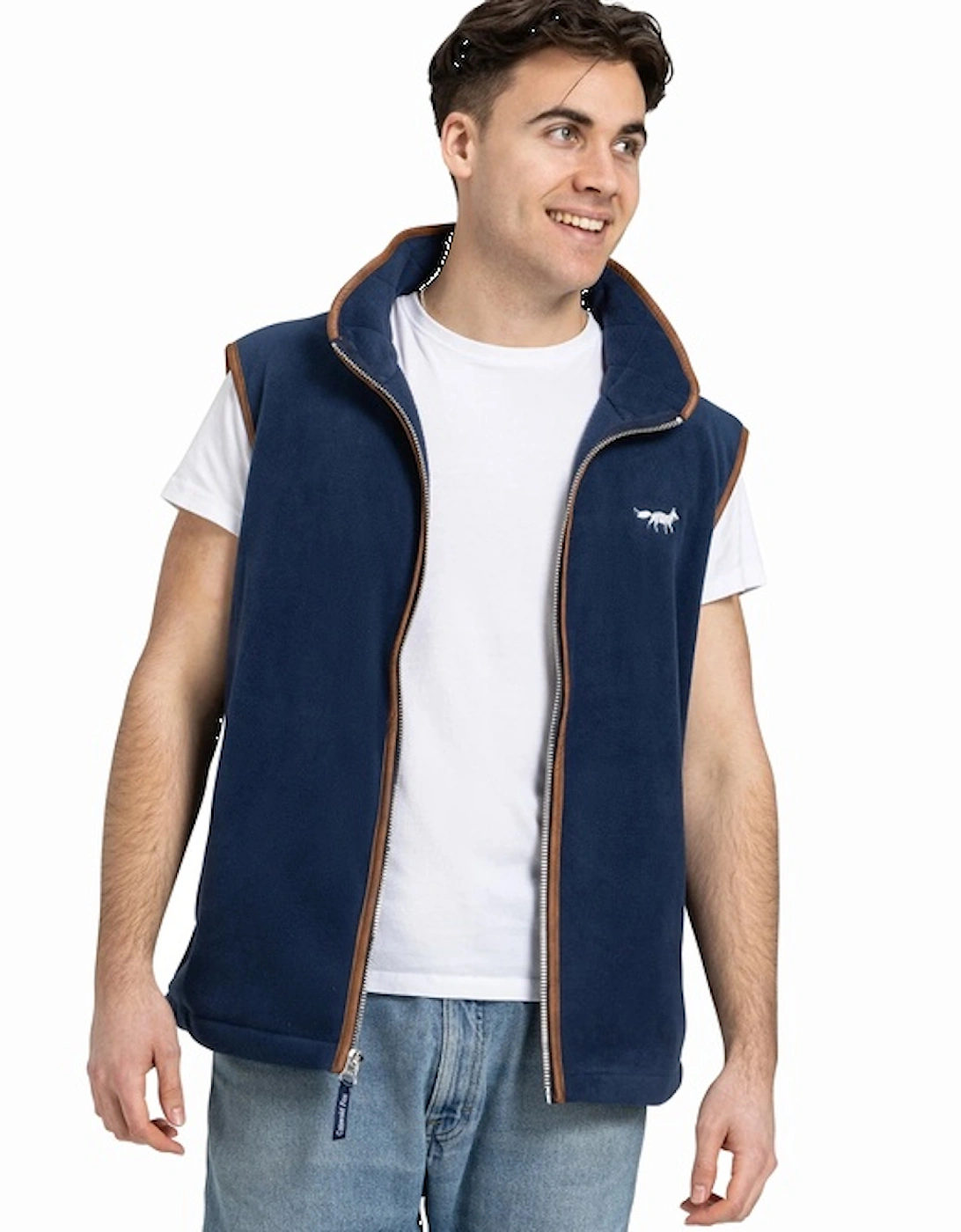 Men's Fleece Gilet Navy