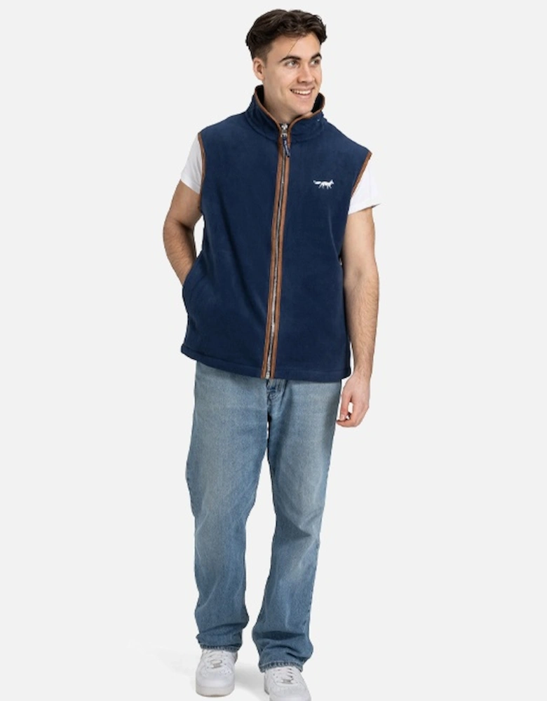 Men's Fleece Gilet Navy