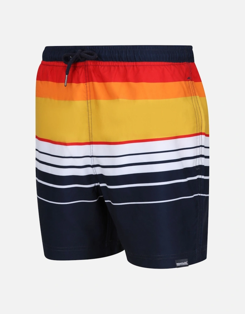 Mens Loras Striped Swim Shorts