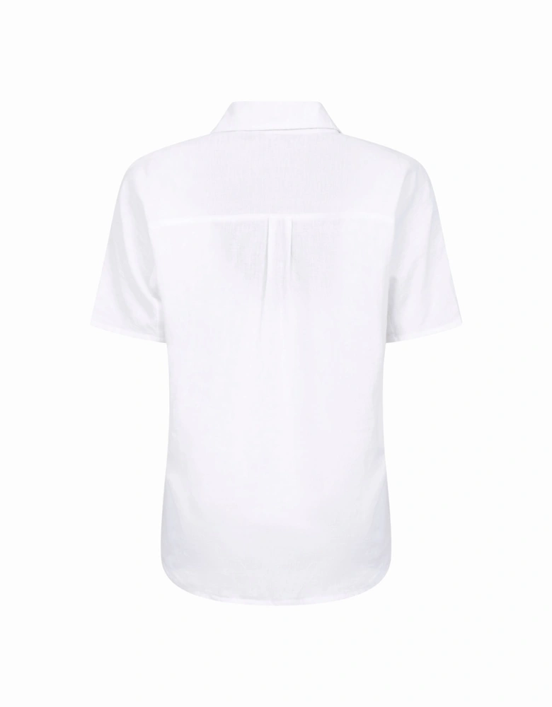 Womens/Ladies Breeze II Linen Short-Sleeved Shirt