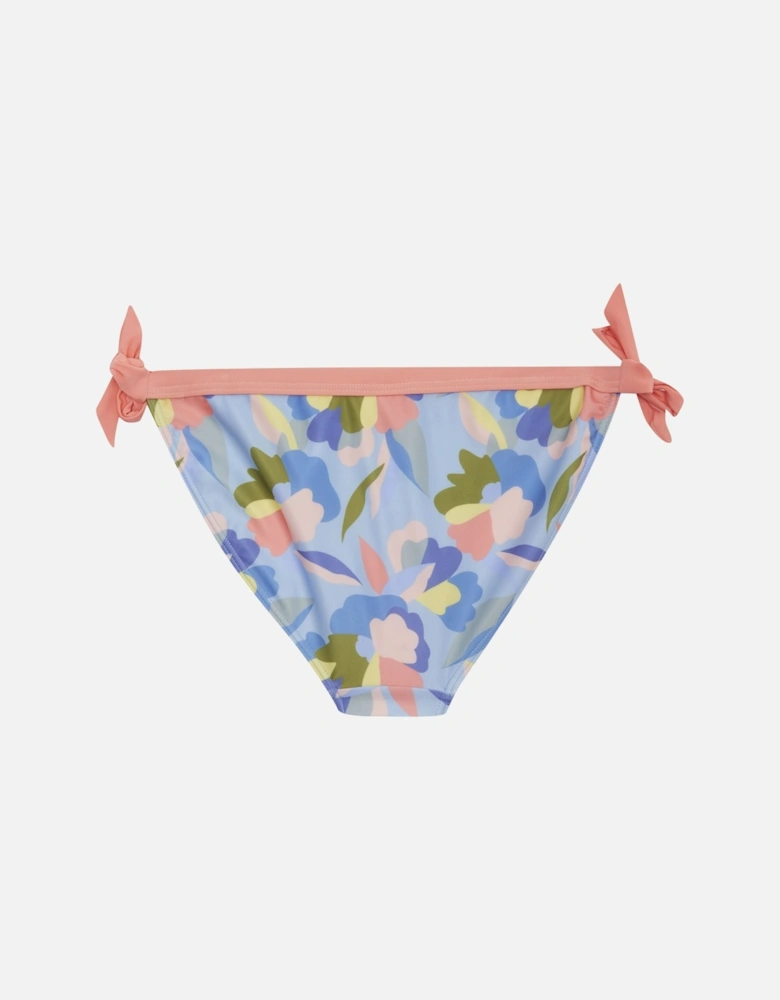 Womens/Ladies Flavia Abstract Floral String Bikini Bottoms