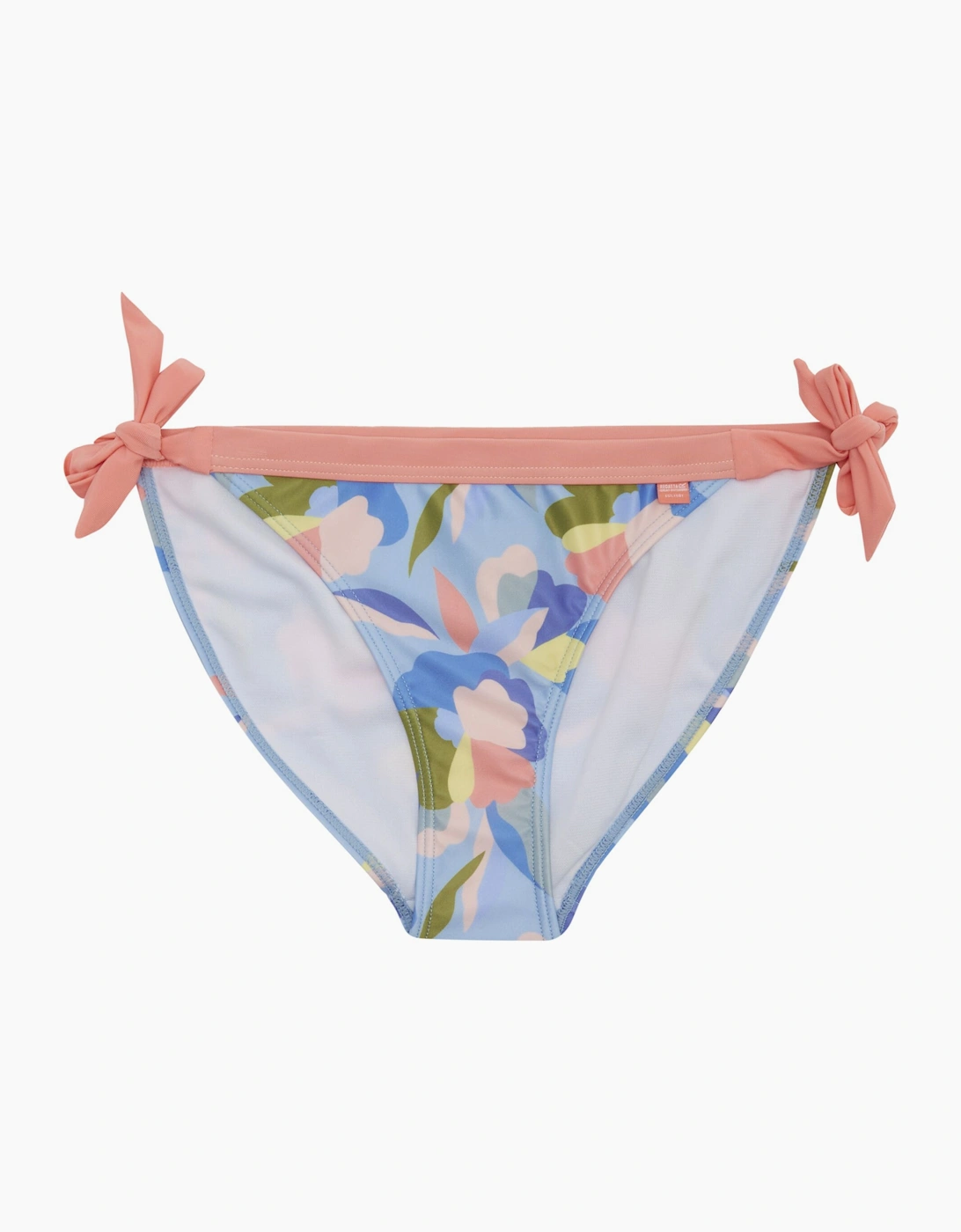 Women's Regatta Womens/Ladies Flavia Abstract Floral String Bikini Bottoms - Blue Green Pink - Size: 16 uk
