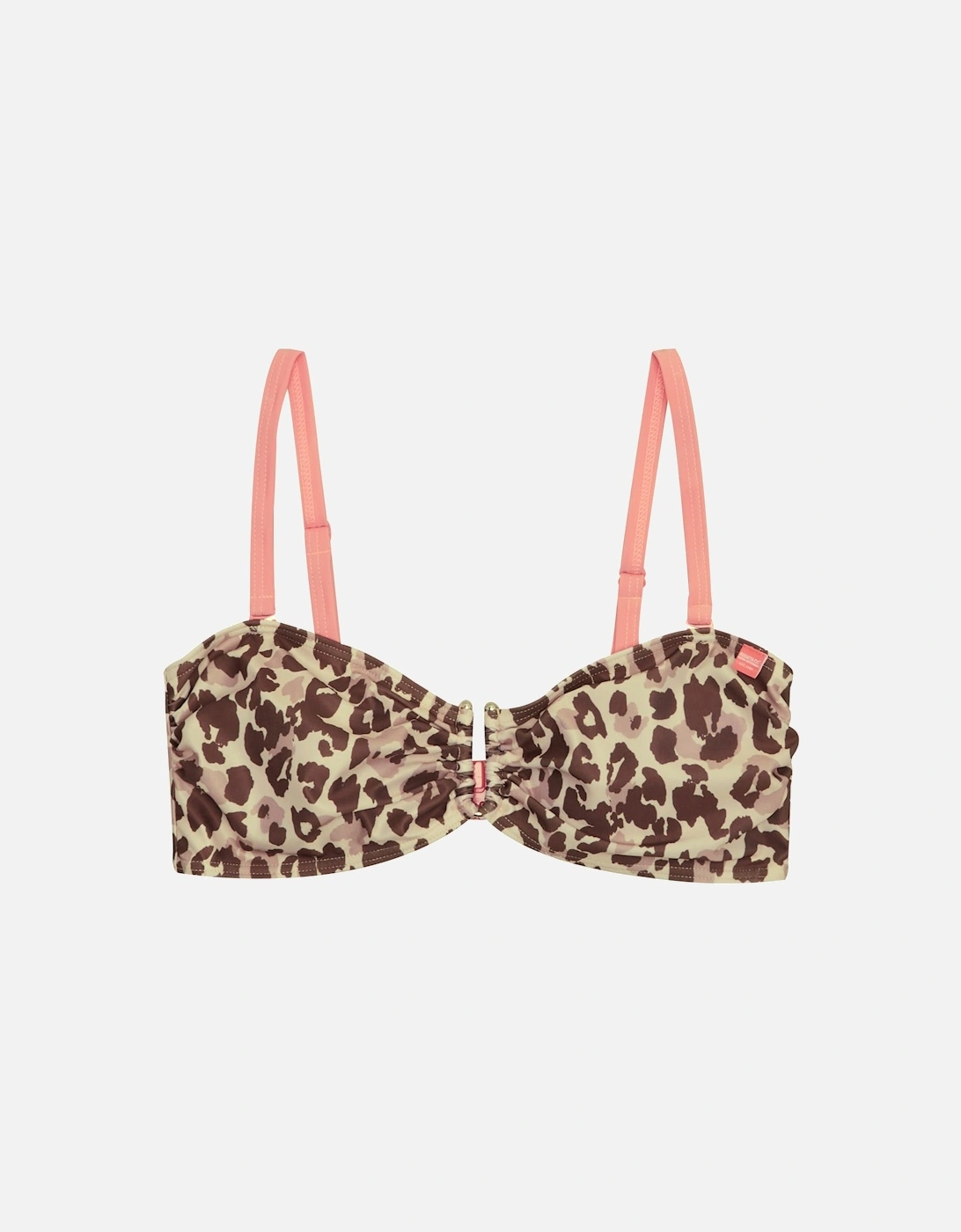 Womens/Ladies Aceana III Leopard Print Bikini Top, 6 of 5