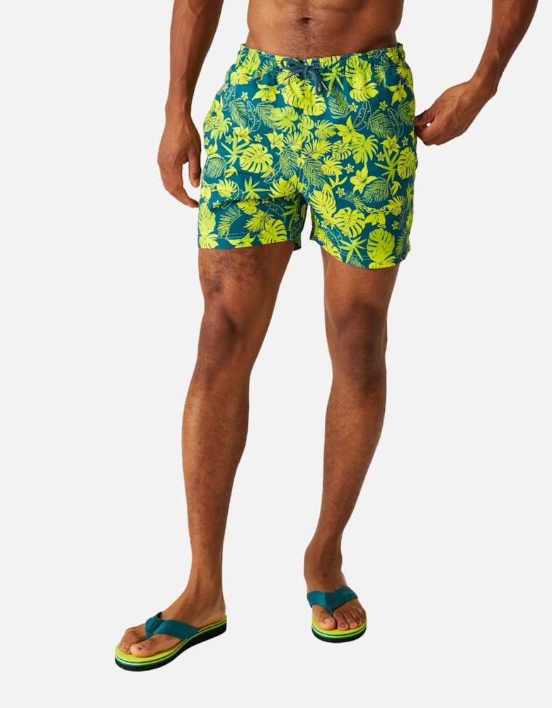 Mens Loras Hawaiian Swim Shorts