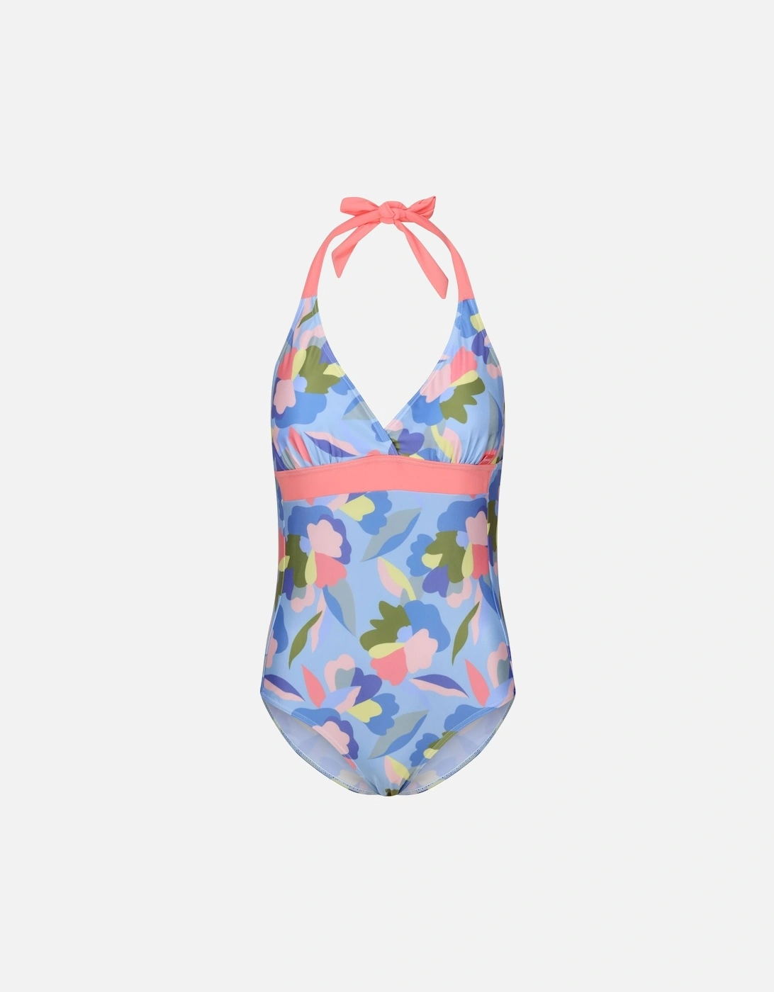 Womens/Ladies Flavia II Abstract Floral One Piece Swimsuit, 6 of 5