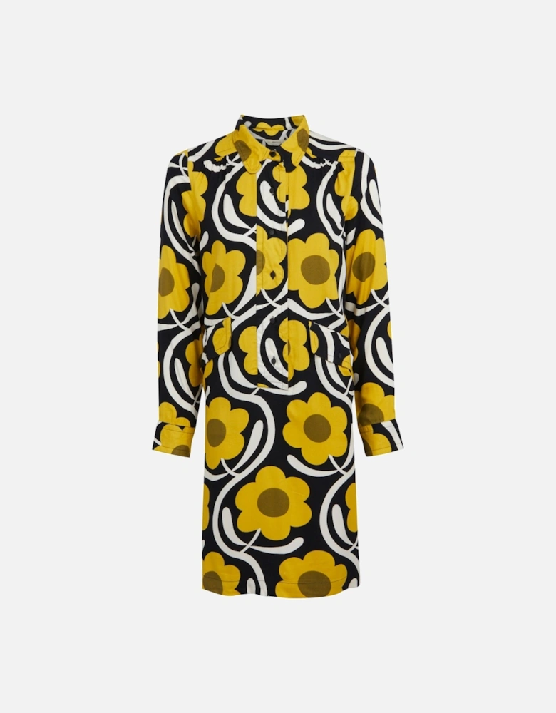 Womens/Ladies Orla Kiely Sunflower Casual Dress