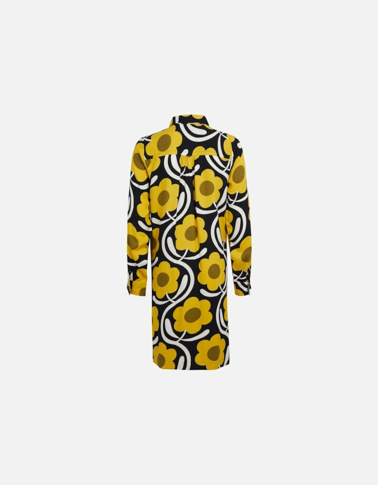 Womens/Ladies Orla Kiely Sunflower Casual Dress