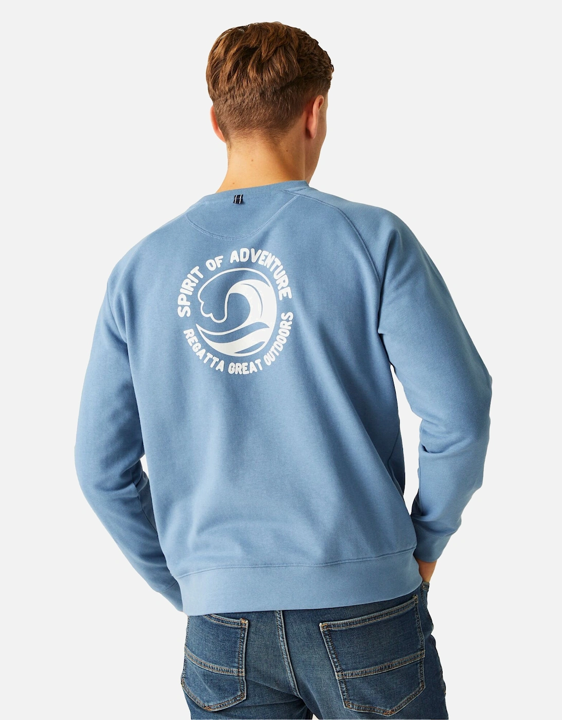 Mens Nithsdale Wave Crew Neck Sweatshirt