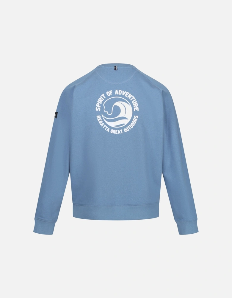 Mens Nithsdale Wave Crew Neck Sweatshirt