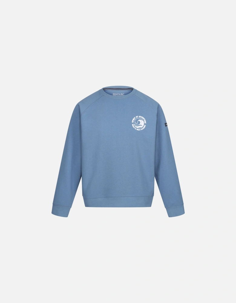 Mens Nithsdale Wave Crew Neck Sweatshirt