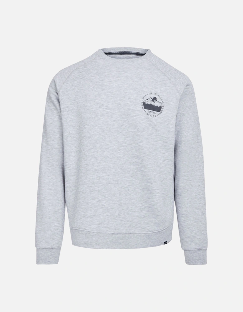 Mens Nithsdale Mountain Crew Neck Crop Sweatshirt