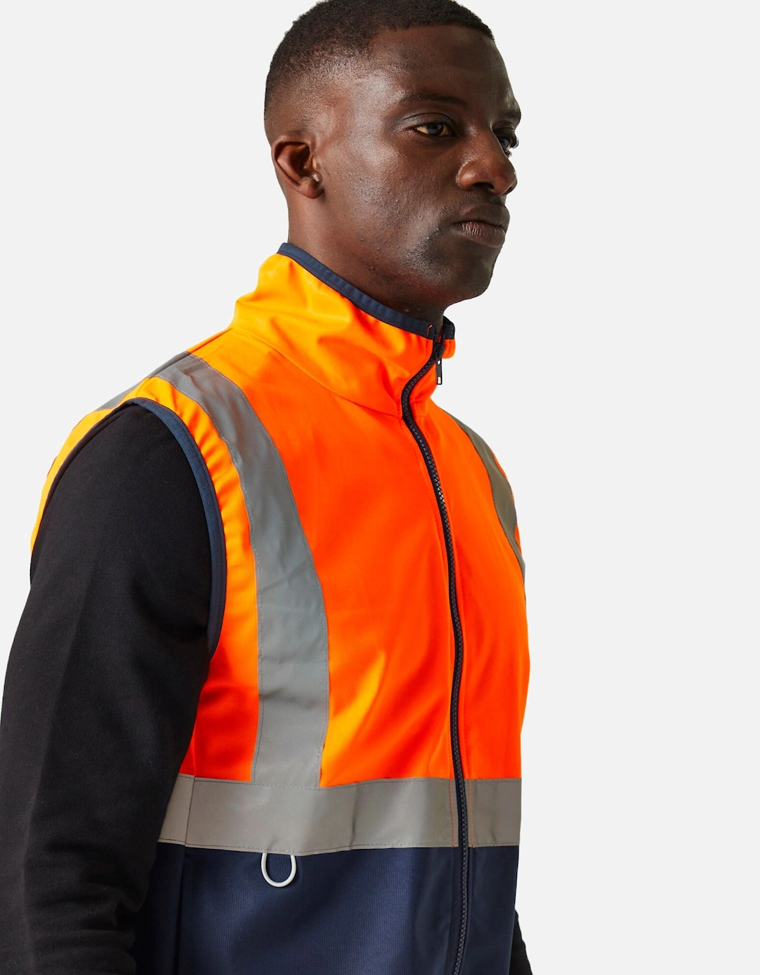 Mens Pro Full Zip Hi-Vis Vest