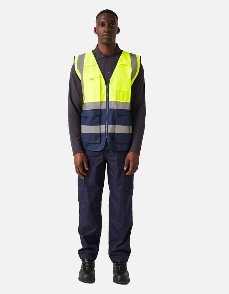 Mens Pro Executive Hi-Vis Vest