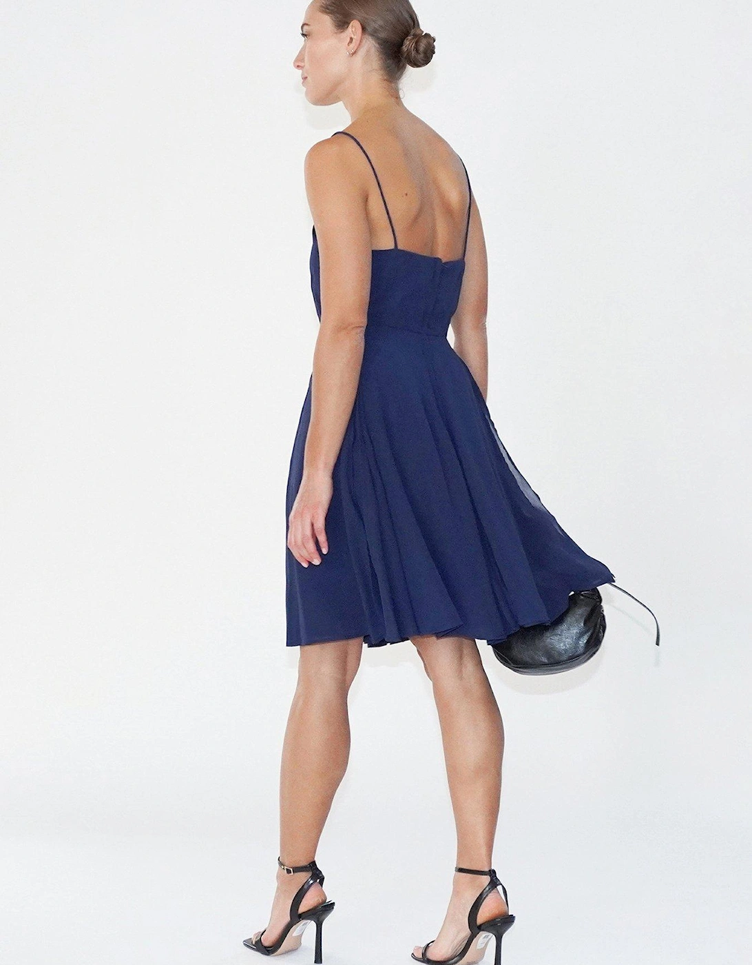 Jewell Mini Spaghetti Strap Dress - Navy