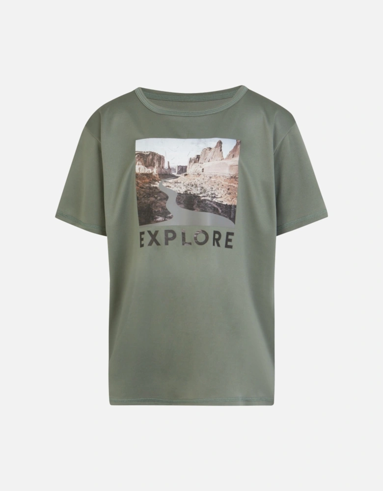 Childrens/Kids Alvardo VIII Explore Landscape T-Shirt