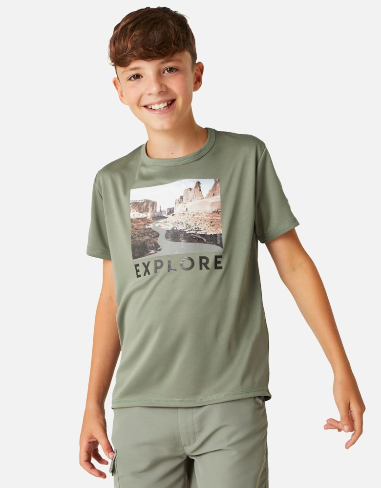 Childrens/Kids Alvardo VIII Explore Landscape T-Shirt