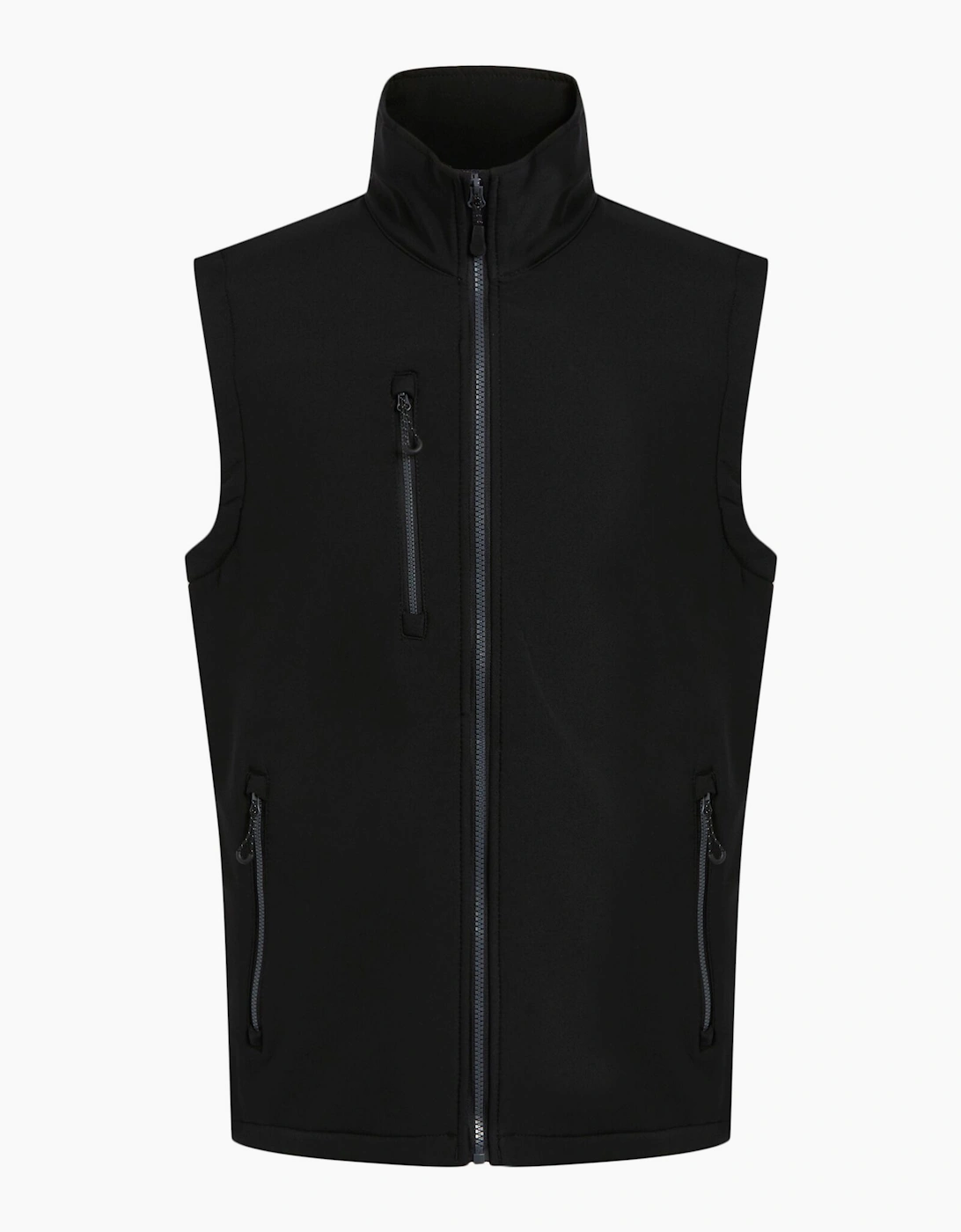 Regatta Men's Black Professional Softshell 2 Layer Body Warmer - Size 46/Regular